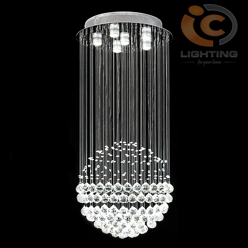 Domus Lighting Jupiter Crystal Pendant Light IC Lighting