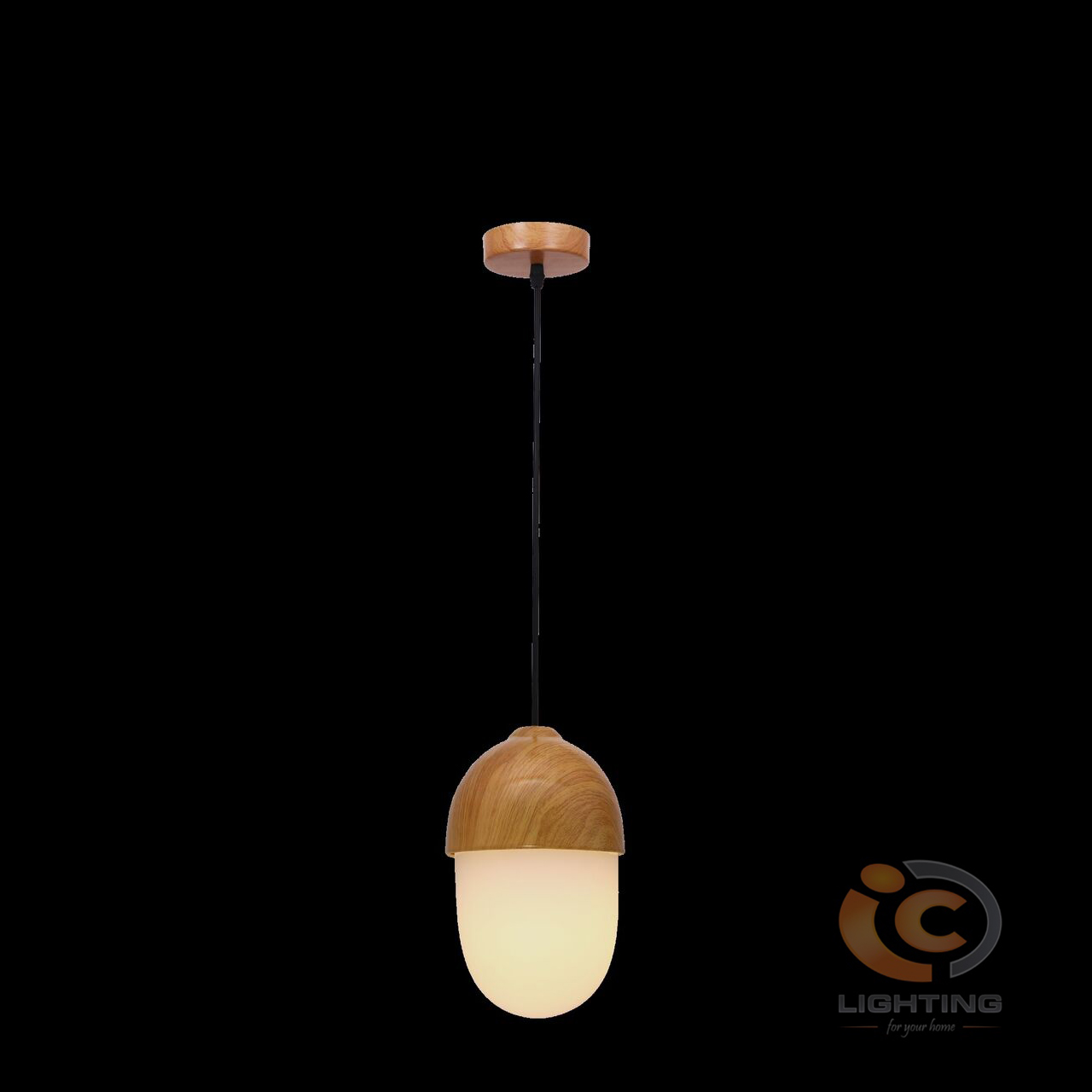 Nut Oak Pendant Range Ic Lighting 129 90