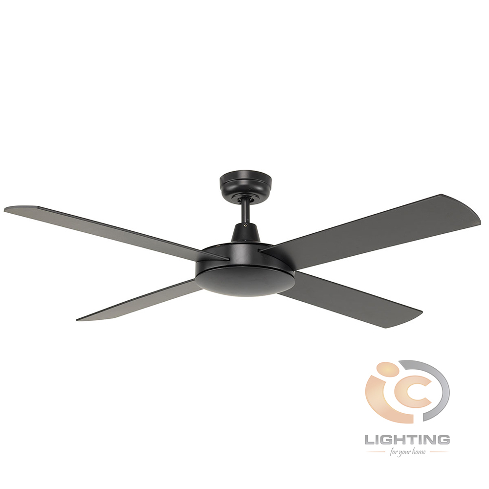 Brilliant Lighting Tempest 52 Timber Ceiling Fan Black