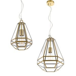 Brass black pendant light deals
