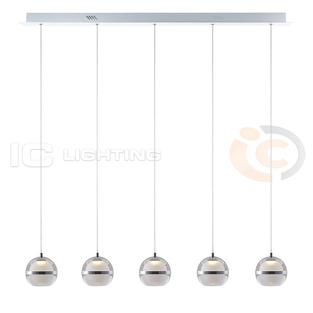 Vencha – 5 Light LED Bar Pendant Light 