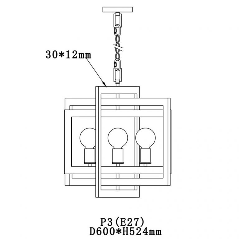 MDA Lighting Newyork 3 Light Pendant IC Lighting
