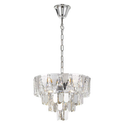 Telbix Valerie 5 Light Crystal Pendant