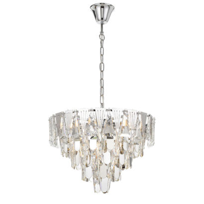 Telbix Valerie 7 Light Crystal Pendant