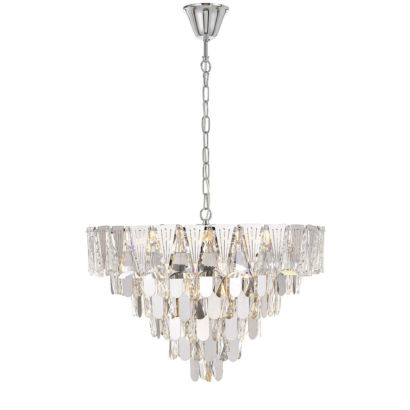 Telbix Valerie 10 Light Crystal Pendant