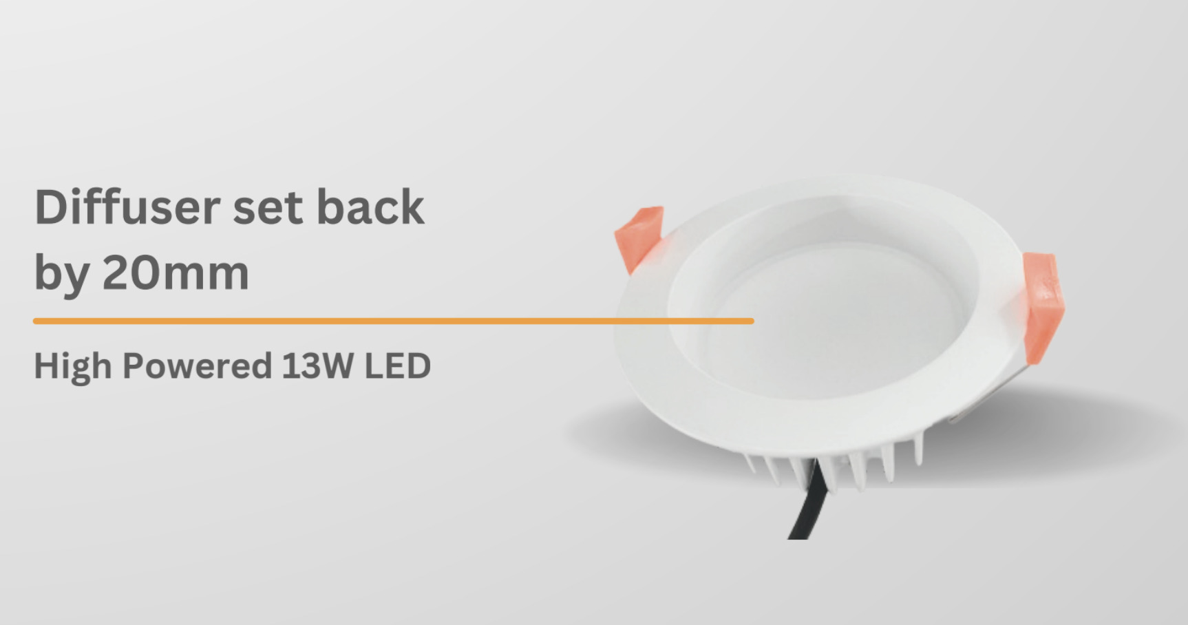 Domus Lighting Deco Trio 13W Alt CCT LED White Downlight IC